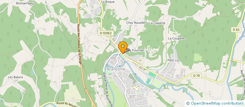localisation de l'entreprise MADAME ULRIKE SUSSENGUTH à BRANTOME EN PERIGORD