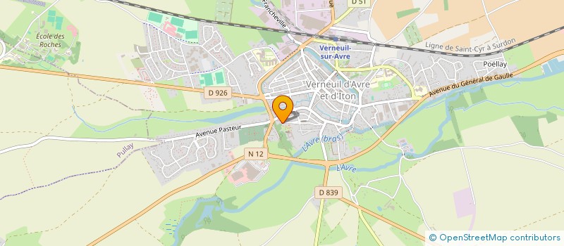 localisation de l'entreprise MADAME ULRIKE WEINERT  VERNEUIL D'AVRE ET D'ITON