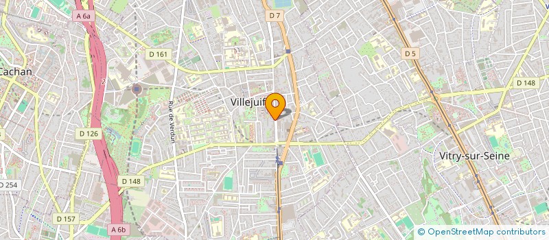 localisation de l'entreprise MADAME ULVIKA HURT  VILLEJUIF