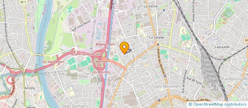 localisation de l'entreprise MADAME ULYSSE SAILLARD-SARTORI à TOULOUSE