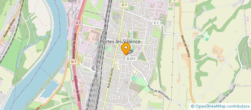 localisation de l'entreprise MADAME UMAYMA DABIN  PORTES-LES-VALENCE