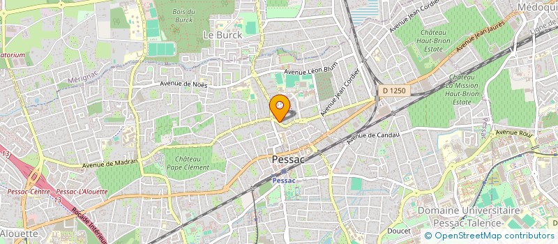 localisation de l'entreprise MADAME UMBA NGALASSO à PESSAC