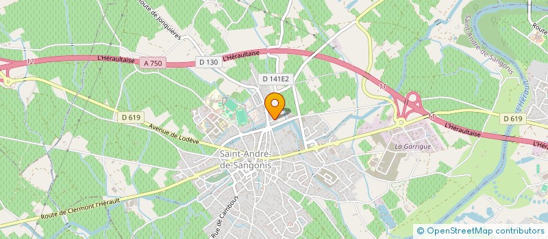 localisation de l'entreprise MADAME UMBELINA DA CONCEICA ONOFRE  SAINT-ANDRE-DE-SANGONIS