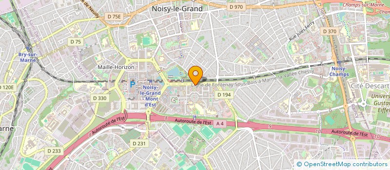 localisation de l'entreprise MADAME UMME ISSOUFALY  NOISY-LE-GRAND