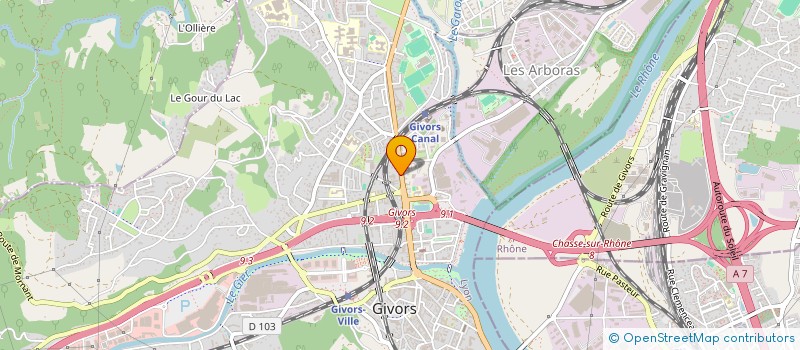 localisation de l'entreprise MADAME UMMUGULSUM YILDIZ à GIVORS
