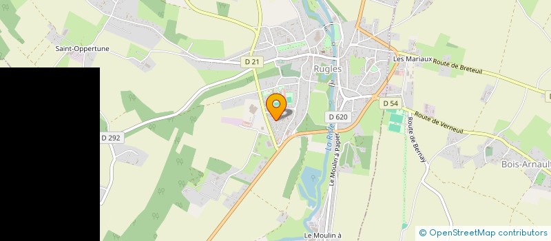 localisation de l'entreprise MADAME UMRA AKDAG  RUGLES