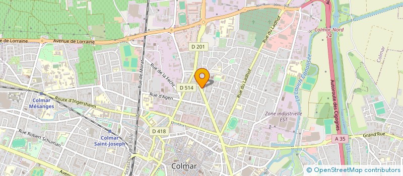 localisation de l'entreprise MADAME UMUS KALAN  COLMAR