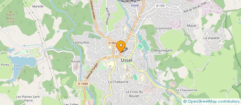 localisation de l'entreprise MADAME UMY ASSANI à USSEL