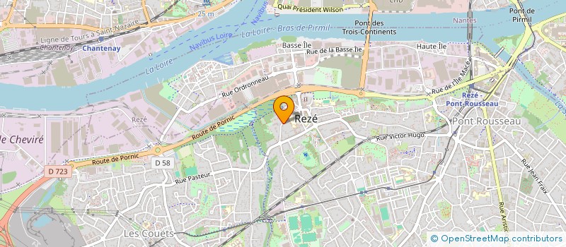 localisation de l'entreprise MADAME UNA ARTUS  REZE