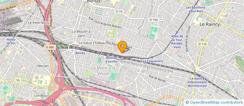 localisation de l'entreprise MADAME UNG LY  BONDY