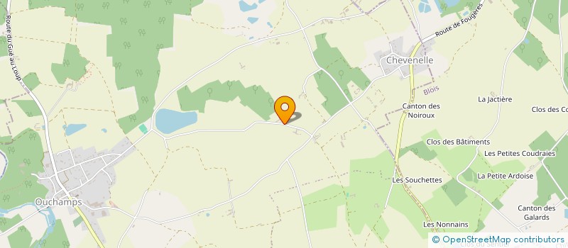 localisation de l'entreprise MADAME URBAINE MICHOU  LE CONTROIS-EN-SOLOGNE