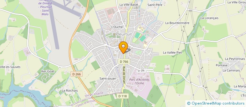 localisation de l'entreprise MADAME URBANIAK BALCOU  PLEURTUIT