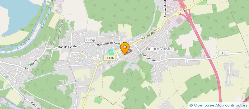 localisation de l'entreprise MADAME URCELLA ELION-SOUSSA  QUINCY-VOISINS