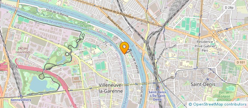 localisation de l'entreprise MADAME URELIA CHERY  L'ILE-SAINT-DENIS