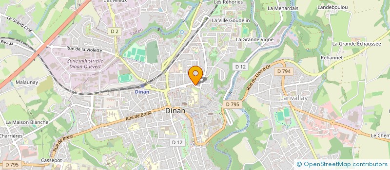 localisation de l'entreprise MADAME URIELL BOURRIEN  DINAN