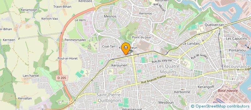localisation de l'entreprise MADAME URIELL FERLIER à BREST