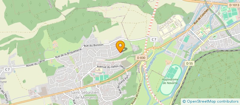 localisation de l'entreprise MADAME URIELL OZENNE  SAINT-SEBASTIEN-DE-MORSENT