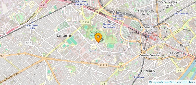 localisation de l'entreprise MADAME URSANNE AGUEMON  NANTERRE