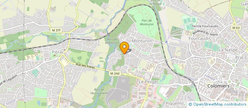 localisation de l'entreprise MADAME URSULA BERNARD à COLOMIERS