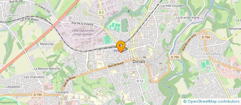 localisation de l'entreprise MADAME URSULA CECIL à DINAN
