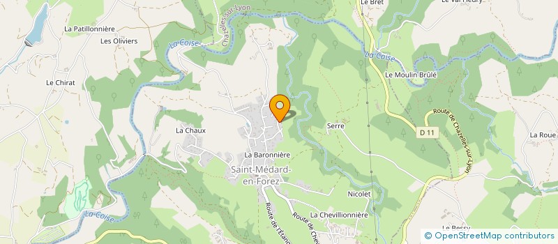 localisation de l'entreprise MADAME URSULA CHIARAMONTE  SAINT-MEDARD-EN-FOREZ