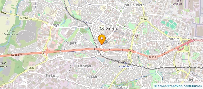 localisation de l'entreprise MADAME URSULA GOUSSET à COLOMIERS