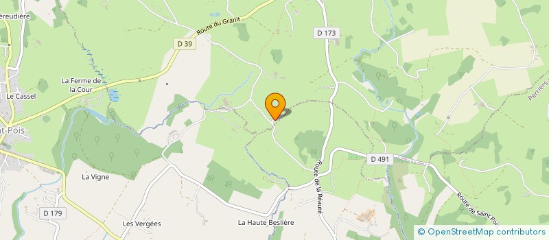 localisation de l'entreprise MADAME URSULA HARGREAVES  SAINT-MICHEL-DE-MONTJOIE