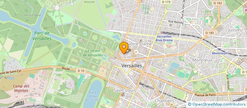 localisation de l'entreprise MADAME URSULA HUBNER à VERSAILLES