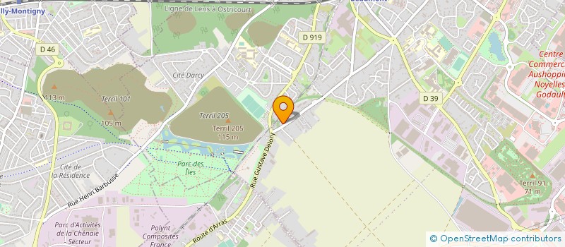 localisation de l'entreprise MADAME URSULA LEGUE à HENIN-BEAUMONT