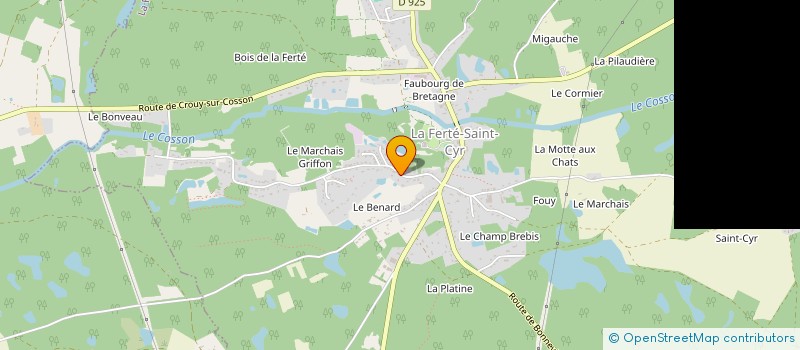 localisation de l'entreprise MADAME URSULA MAJEWSKI à LA FERTE-SAINT-CYR