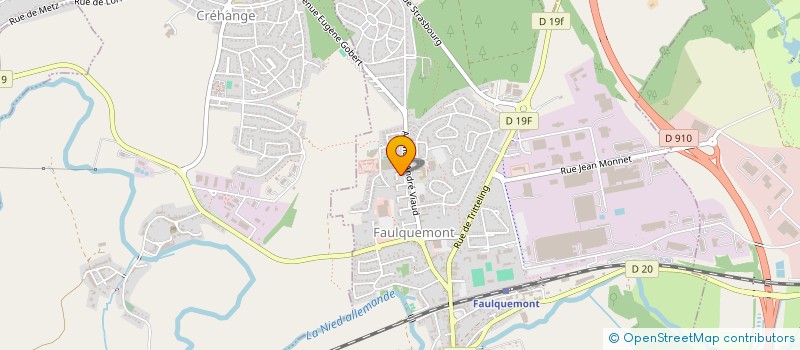 localisation de l'entreprise MADAME URSULA MARONGIV  FAULQUEMONT