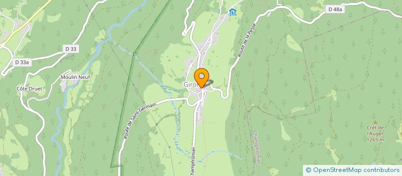 localisation de l'entreprise MADAME URSULA RHYNER  GIRON