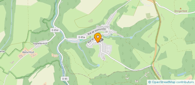 localisation de l'entreprise MADAME URSULA SCHWARZ  HOTTVILLER