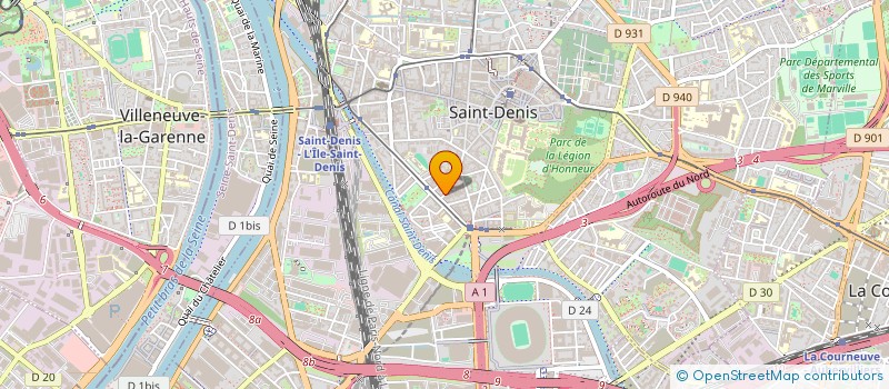 localisation de l'entreprise MADAME URSULA TEIFOUET  SAINT-DENIS