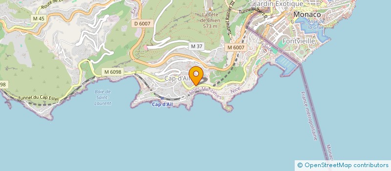 localisation de l'entreprise MADAME URSULA WASCHNIG  CAP-D'AIL