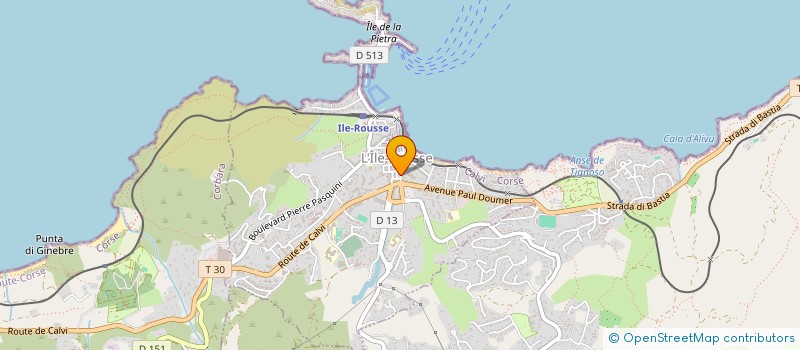 localisation de l'entreprise MADAME URSULE ROSSI à L'ILE-ROUSSE