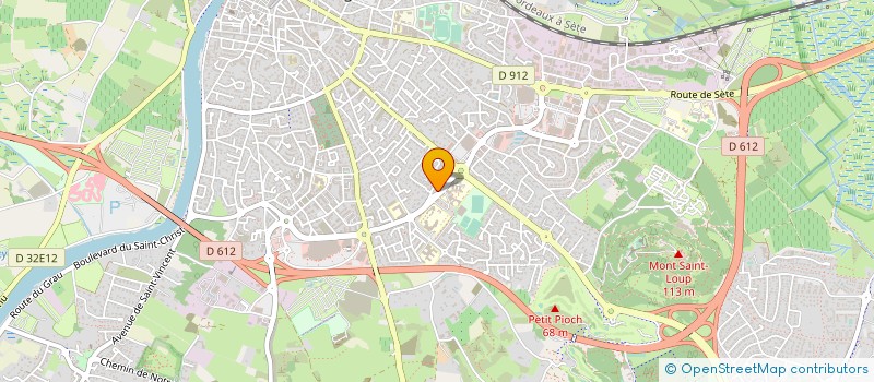 localisation de l'entreprise MADAME URSZULA JARACZ  BEZIERS