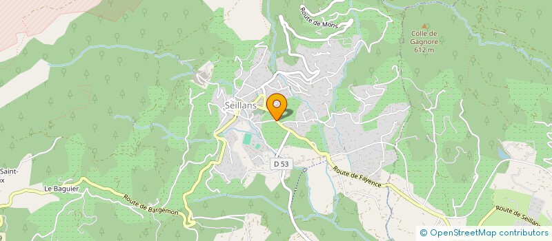 localisation de l'entreprise MADAME URSZULA PLUDOWSKA  SEILLANS