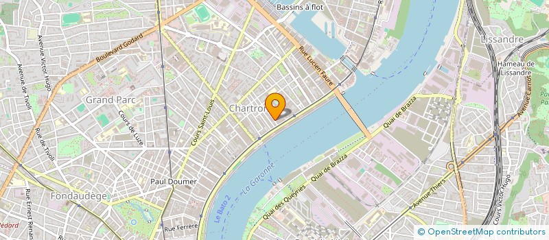 localisation de l'entreprise MADAME URTENSIA DIEKO  BORDEAUX