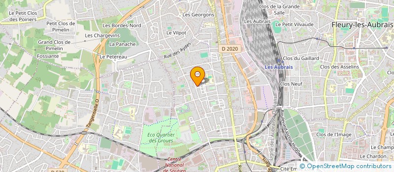 localisation de l'entreprise MADAME USELENSIA DEROCHE  ORLEANS