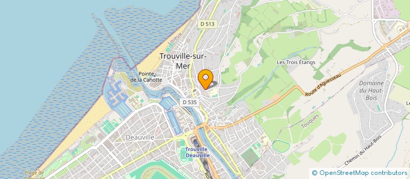 localisation de l'entreprise MADAME UTE AUWARTER  TROUVILLE-SUR-MER