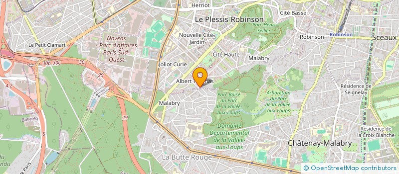 localisation de l'entreprise MADAME UTE DIETZSCH  LE PLESSIS-ROBINSON