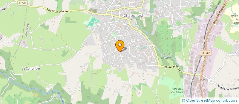 localisation de l'entreprise MADAME UTE GRIEP  CHAPONOST