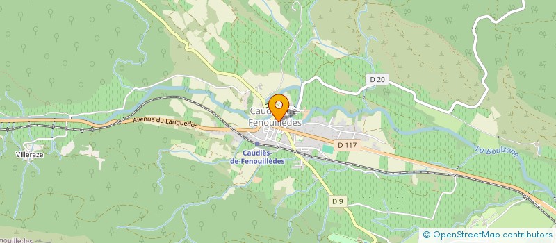 localisation de l'entreprise MADAME UTE HAUKE  CAUDIES-DE-FENOUILLEDES