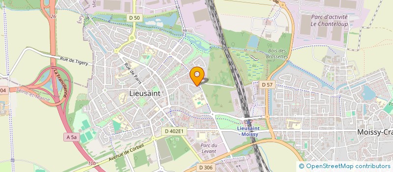 localisation de l'entreprise MADAME UTHAYARAJANI NADESAN  LIEUSAINT