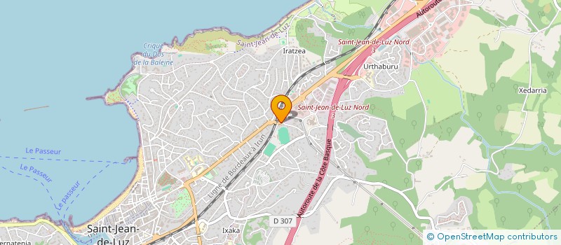 localisation de l'entreprise MADAME UXUE LANCHAS MAYORAL à SAINT-JEAN-DE-LUZ