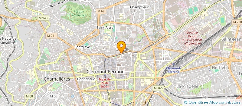 localisation de l'entreprise MADAME V DE FELIGONDE à CLERMONT-FERRAND