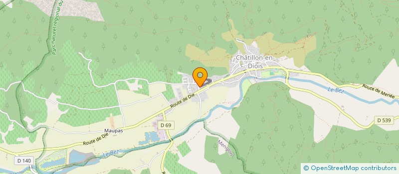 localisation de l'entreprise MADAME V MAFFETONE à CHATILLON-EN-DIOIS