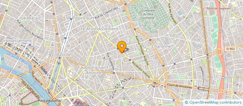 localisation de l'entreprise MADAME V SITBON à PARIS