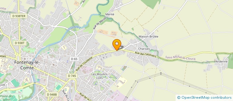 localisation de l'entreprise MADAME VA DANSER VENDEE GRAND SUD  FONTENAY-LE-COMTE